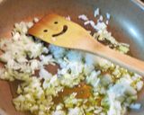 豚肉と菜の花のトマトソースパスタ作り方2写真