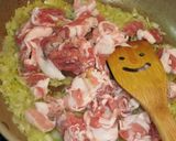 豚肉と菜の花のトマトソースパスタ作り方3写真