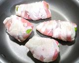 簡単！たっぷりツナ☆ピーマンの肉巻き作り方5写真