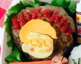 ヒカキン＊キャラ弁＊チーズハンバーグ作り方1写真
