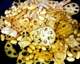蓮根と豚肉と大豆の甘辛味噌炒め♥簡単☆作り方7写真