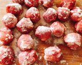 豚こまチーズボールケチャップ煮込み(動画作り方5写真