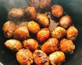 豚こまチーズボールケチャップ煮込み(動画作り方9写真