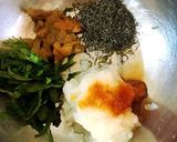 おぼろ昆布入り卵焼き(梅しそ大根おろし)作り方6写真