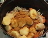 ひき肉のカレー肉じゃが☆作り方5写真