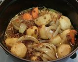 ひき肉のカレー肉じゃが☆作り方7写真