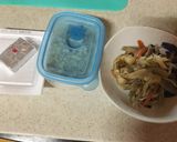 明太チーズで！納豆とごぼうのまぜご飯作り方1写真