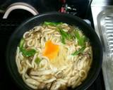 しめじとししとうの簡単ランチうどん作り方5写真