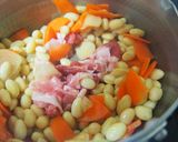 大豆と豚こまの生姜煮♪作り方3写真