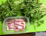 豆苗のマヨ炒め作り方1写真