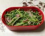豆苗のマヨ炒め作り方7写真