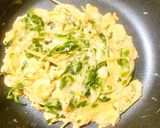 簡単☆豆苗の卵綴じ丼作り方5写真