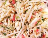 【腸活】もやしササミもち麦入りお好み焼き作り方4写真