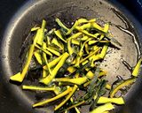 かぼちゃの皮のきんぴら作り方1写真