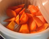 ニンジン温野菜練り梅ドレ作り方1写真