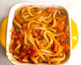 簡単！オムグラうどん♡作り方6写真