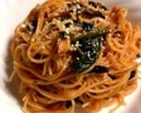 m簡単！ほうれん草とツナのトマトパスタ作り方6写真