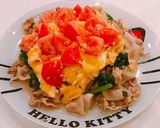 豚バラほうれん草、ふんわりトマ玉がけ！作り方9写真
