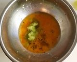 ブロッコリーの茎の中華風玉子焼き作り方4写真