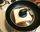 蓋を使ってホットサンド★作り方3写真