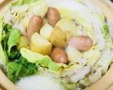 まん中ポトフの寄せ鍋☆白菜と豚肉の野菜鍋作り方3写真
