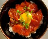 サーモンのブラックペッパー漬け丼作り方6写真