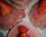 苺と牛乳の寒天よせ！作り方4写真