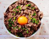ワサビ牛丼（大盛り）作り方4写真