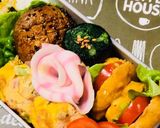 お弁当にナゲットバーガー作り方4写真