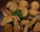 炊飯器で手羽先と里芋のしっとり煮作り方10写真