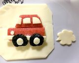 子ども大好き四駆車 デコ弁作り方4写真