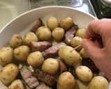 新ジャガとベーコンの炒め物作り方4写真