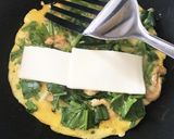 簡単チーズほうれん草オムレツ作り方4写真
