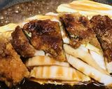 【半丼】プチ☆トンカツのソースカツ丼作り方3写真