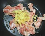 生姜たっぷり・肉ニラ炒め。(野菜炒め)作り方3写真