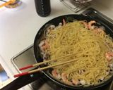 バター醤油のシーフードパスタ作り方10写真