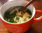 5分で出来る! 葉セロリと卵の中華スープ作り方9写真