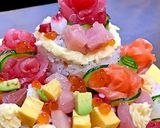 華やか かわいい♫ 寿司ケーキ作り方9写真