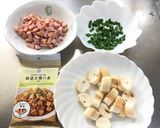 ピリ辛マーボの素で簡単おつまみ作り方1写真