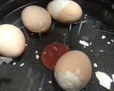 ゆで卵☆水から茹でる半熟卵！作り方7写真