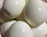 ゆで卵☆水から茹でる半熟卵！作り方8写真