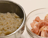 鶏ごぼうと糸こんにゃくの甘辛煮【作り置き作り方1写真