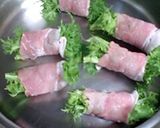 わさび菜の肉巻き～わさび醤油で♪作り方2写真