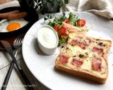 簡単朝食に！ベーコンピザトースト作り方5写真