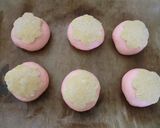 春♡お花メロンパン♡チョコ入り作り方9写真