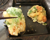 ちくわと三つ葉、海老のかき揚げ　簡単作り方11写真
