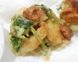 ちくわと三つ葉、海老のかき揚げ　簡単作り方12写真