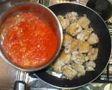 鶏もも肉のトマト煮♪簡単バジル風味作り方9写真