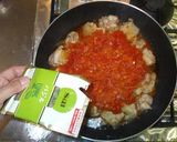 鶏もも肉のトマト煮♪簡単バジル風味作り方10写真