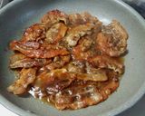 ビールのつまみ!豚バラ肉の甘辛焼き作り方6写真